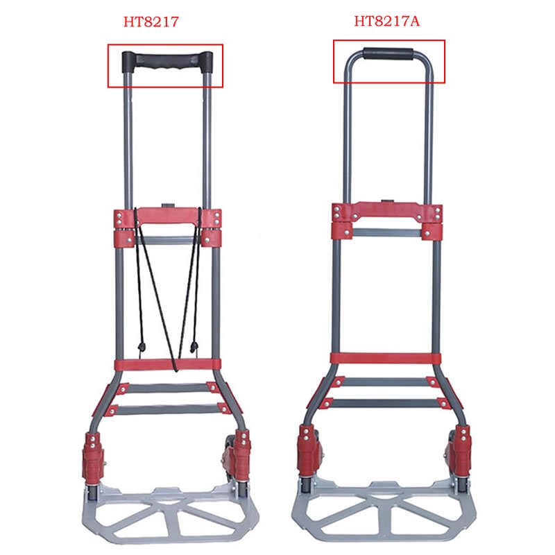 200lbs Portable Steel Folding Hand Truck and Dolly Two-Wheel Luggage Cart